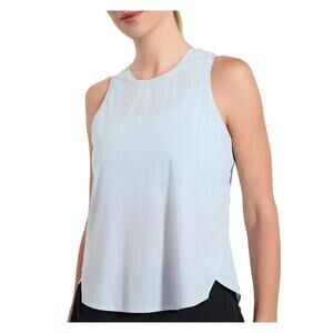 MPG Women's Aerate Run Tank Large Large Light Blue Workout Athletic